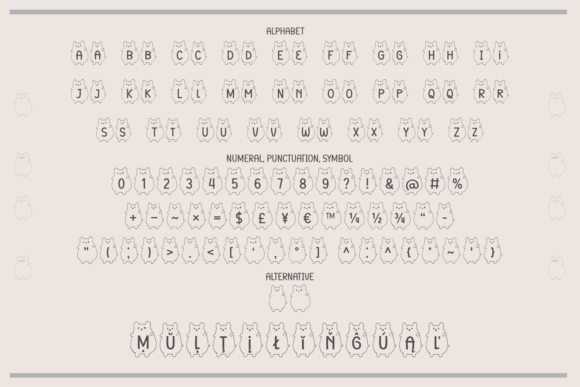 Cute Gunea Font - Preview 3