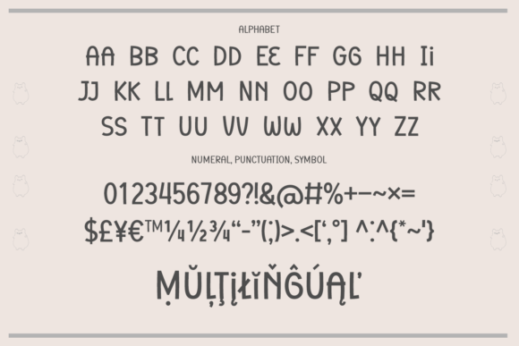 Cute Gunea Font - Preview 4