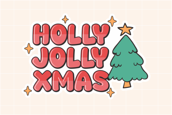 Cute Sparkle Font PNG with transparent background - Preview 1