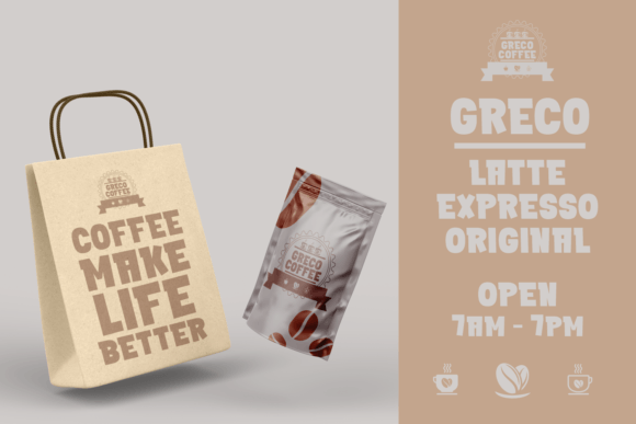 Greco Coffee Font - Preview 1