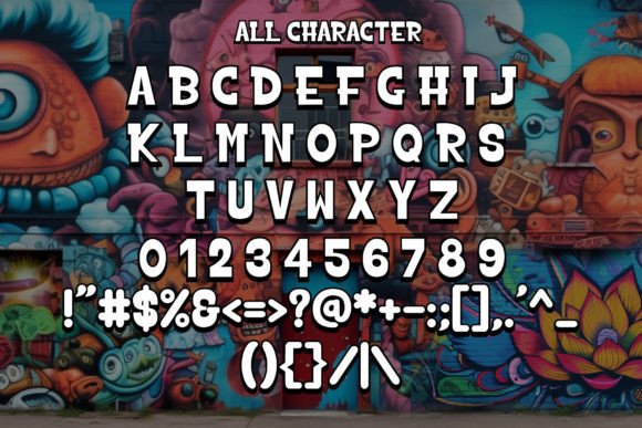 Groovy Graffiti Font - Preview 4