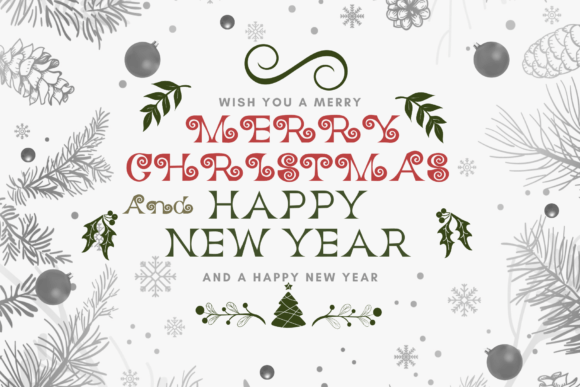 Hello Christmas Font - Preview 1