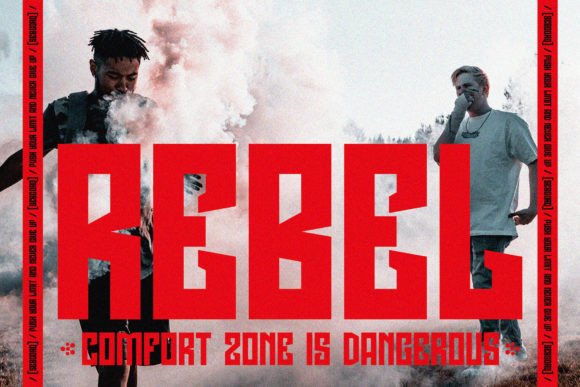 Sebgorq Font PNG with transparent background - Preview 1