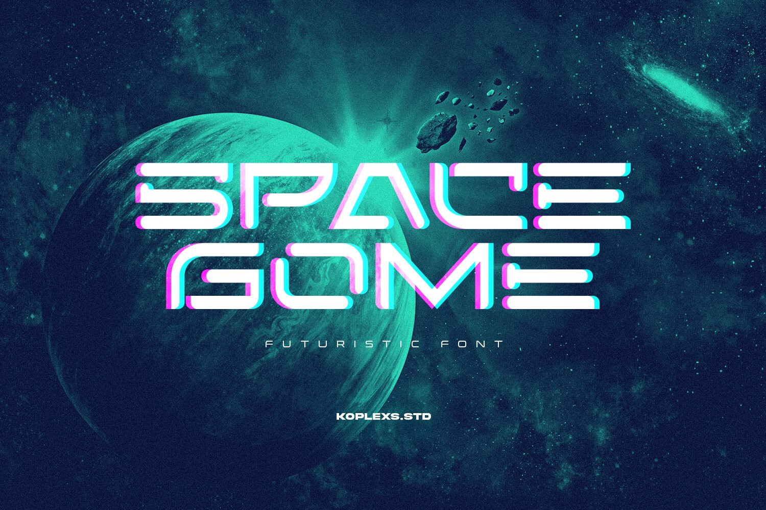 Space Gome preview, rounded futuristic face