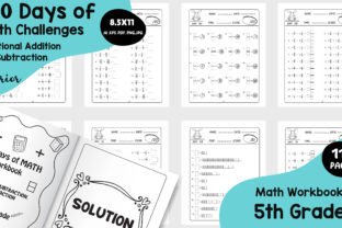 100 Days of Math Challenges Graphic by Happy Time · Creative Fabrica