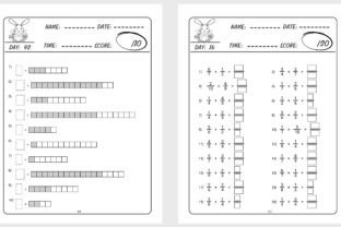 100 Days of Math Challenges Graphic by Happy Time · Creative Fabrica