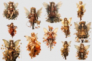 12 Fall Fairies Clipart PNG Graphic by printztopbrand · Creative Fabrica