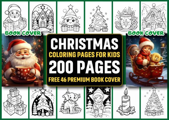 200 Christmas Coloring Pages for Kids