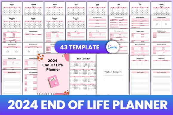2024 End of Life Planner Canva Interior
