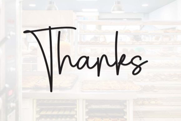 Breadshop Font - Preview 6
