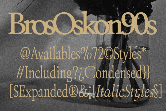 Bros Oskon 90s Font - Preview 1