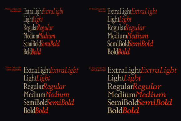 Bros Oskon 90s Font - Preview 2