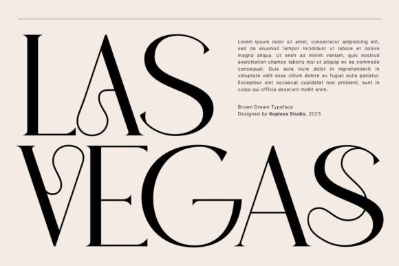 Brown Dream Font - Preview 2