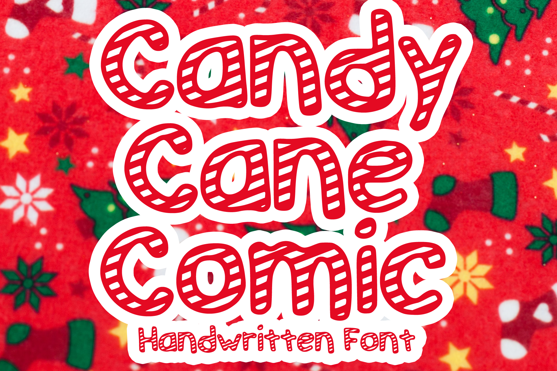 Candy Cane Comic preview: casual festive comic style