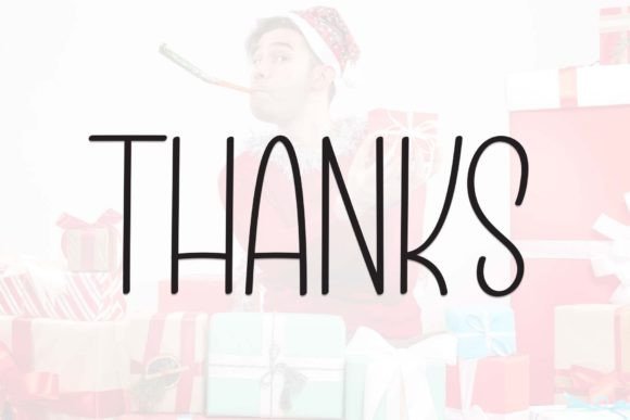 Christmas Blowing Font PNG with transparent background - Preview 6