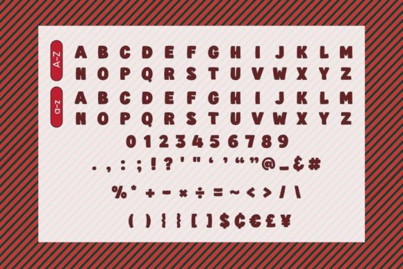 Fox Xmas-v3 Font PNG with transparent background - Preview 6