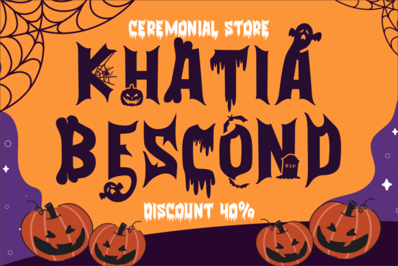 Purgatorie Font PNG with transparent background - Preview 4