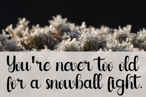 Snow Beautiful Font PNG with transparent background - Preview 3