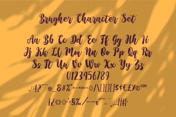 Brugher Font - Preview 4