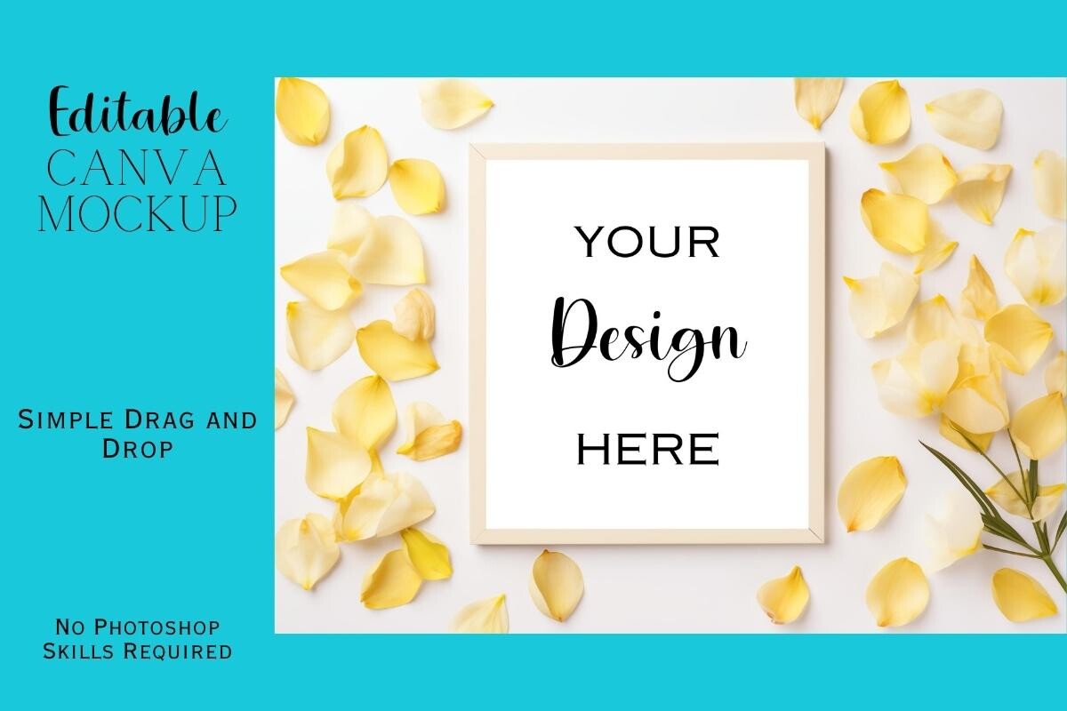 Canva Flat Lay Mockup