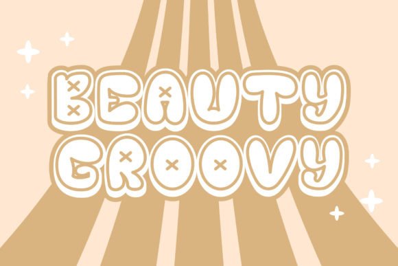Chunky Groovy Font - Preview 3