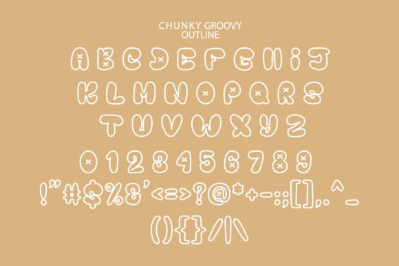 Chunky Groovy Font - Preview 4