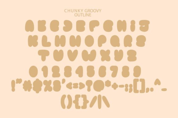 Chunky Groovy Font - Preview 5