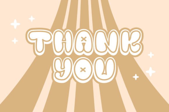 Chunky Groovy Font - Preview 6