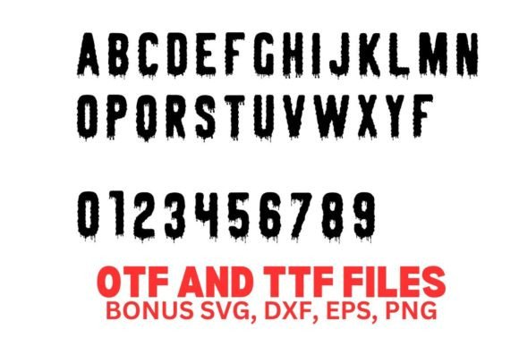 Creepy Halloween Font - Preview 1
