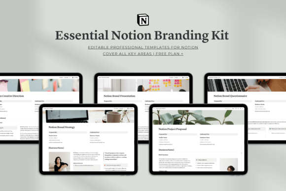 Essential Notion Branding Kit Graphic Presentation Templates By Selwyn Goodman