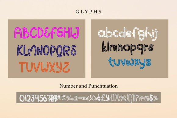 God Time Font - Preview 1