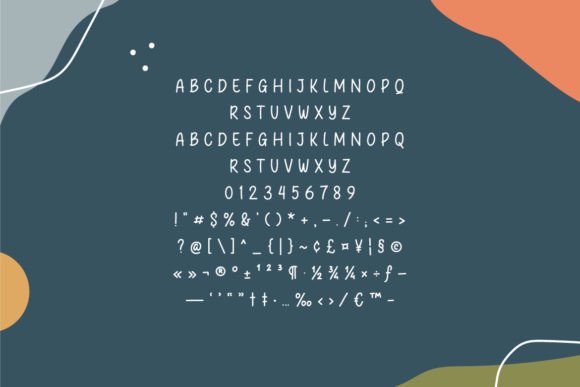 Komican Font PNG with transparent background - Preview 3