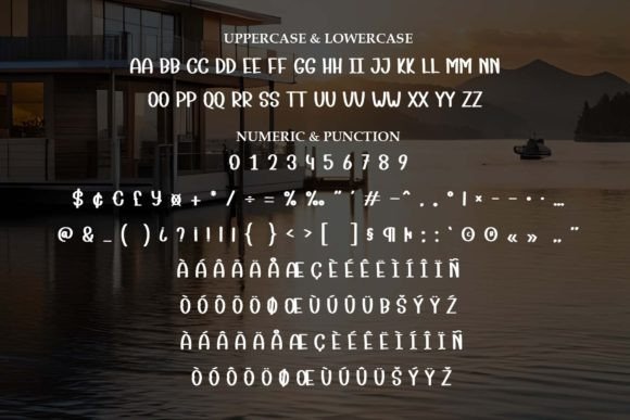 Lakehouse Font PNG with transparent background - Preview 6
