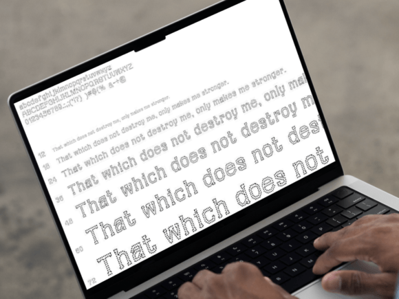 Navarro Font PNG with transparent background - Preview 1