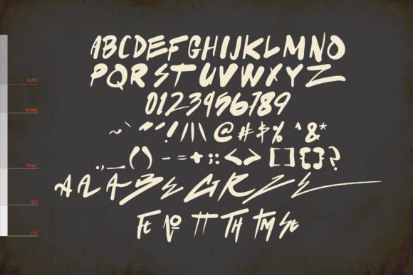Nukami Font font preview - 1