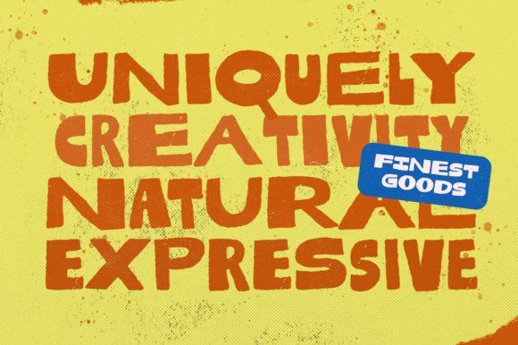 Quirked Font PNG with transparent background - Preview 3
