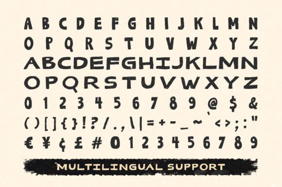 Quirked Font PNG with transparent background - Preview 5