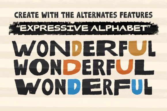 Quirked Font PNG with transparent background - Preview 6