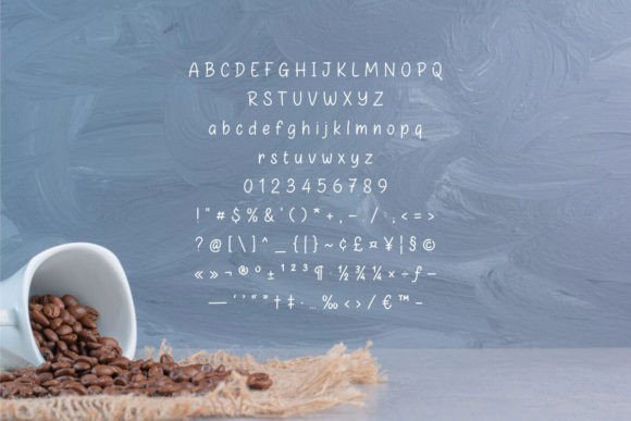 Roastery Font PNG with transparent background - Preview 3
