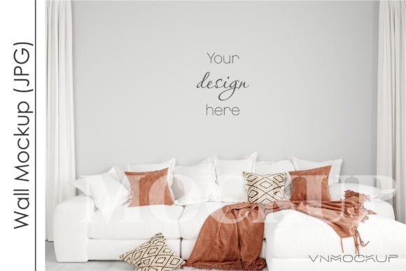 Blank Wall Mockup, Empty Wall Mockup