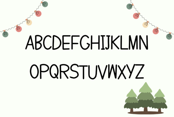 Christmas Baby Font - Preview 1