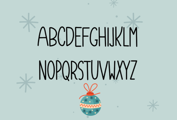 Christmas Cute Font - Preview 1