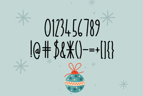 Christmas Cute Font - Preview 3