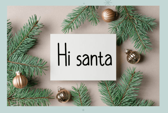Christmas Cute Font - Preview 4