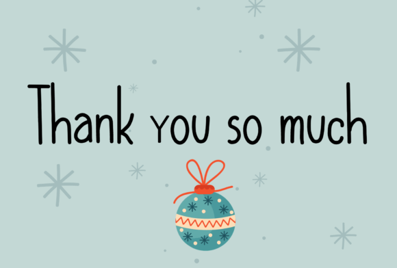 Christmas Cute Font - Preview 6