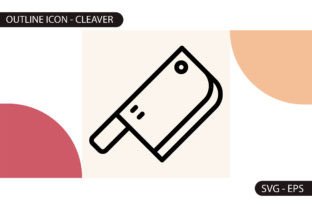 Cleaver Icon Graphic by SIKEY STUDIO · Creative Fabrica