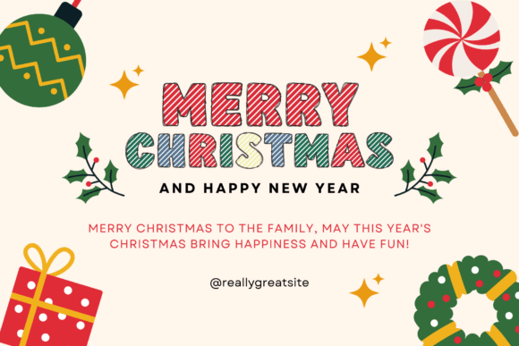 Fox Xmas-v5 Font PNG with transparent background - Preview 2