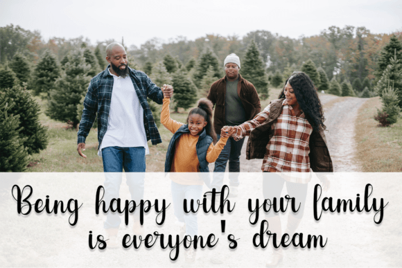 Happy Family Font - Preview 1