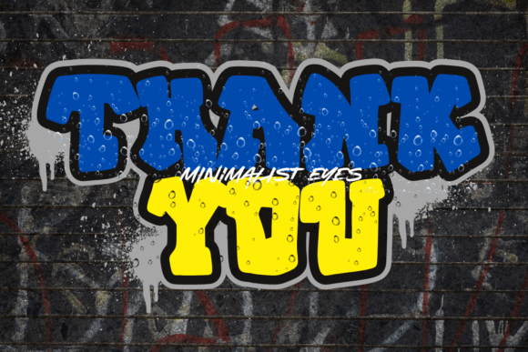 Human Urban Font PNG with transparent background - Preview 5