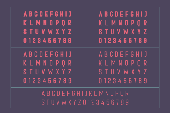Progtice Font PNG with transparent background - Preview 4